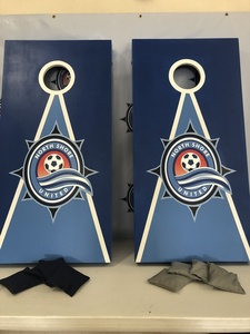 Custom made North Shore United Corn Hole Boards