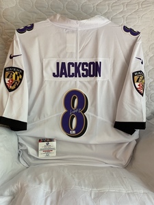 Baltimore Ravens Lamar Jackson Signed Jersey