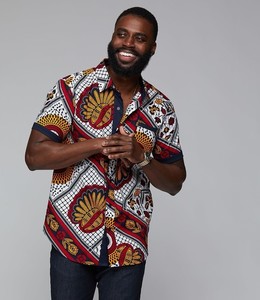 Men's African Print Shirt