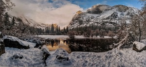 Yosemite Mirror Lake in Winter