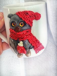 Owl Mug by Clay Custom