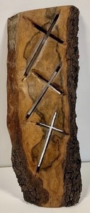 280 Wood Cross Cutout