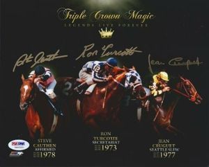 Racing Triple Crown Hand Signed Print