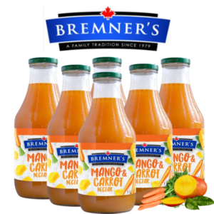 6 Bottles of Mango Carrot Juice (2)