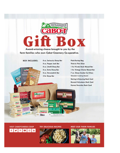 Cabot Cheese Gift Box