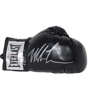 Mike Tyson autographed glove