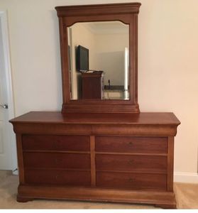 Large dresser with mirror