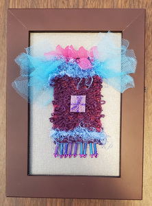 32 - One-of-a-Kind Framed Weaving