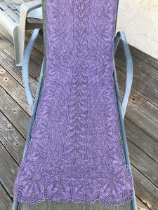 Beaded Shawl, Hand knit by Athena Demetry