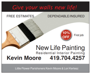 New Life Painting, Kevin Moore – 419.704.4257