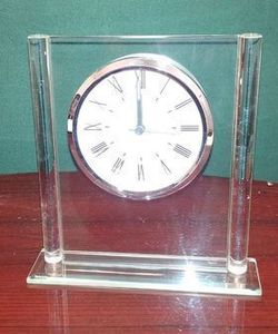 Glass clock with Personalized Engraving