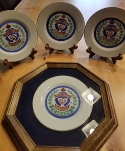 One of a Kind Little League Plate Set