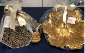 Honey Gift-set & 12" Decorative Gold Dish