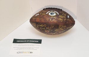 2019 Green Bay Packers Autographed Football