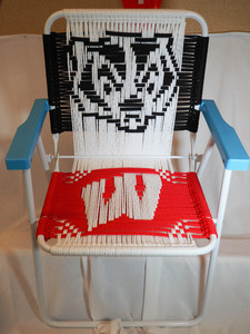 158 Bucky Badger Lawn Chair