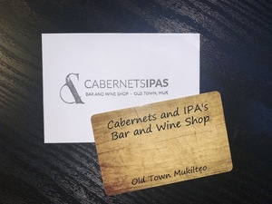 Cabernet and IPAS Gift Card