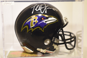 Terrell Suggs Autographed Ravens Mini Helmet