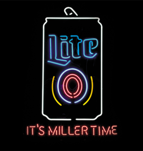 Miller Lite Can Neon