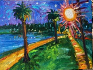 Echo Park at Night