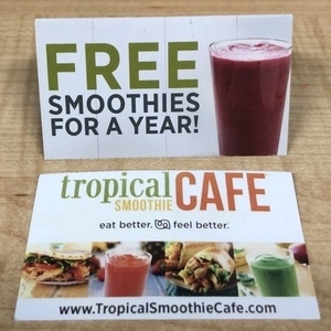 Tropical Smoothie- Free Smoothies For a Year