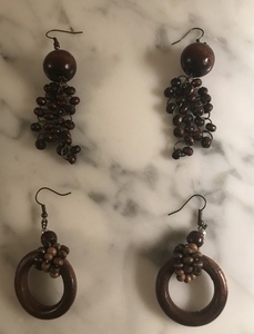 African Earrings - Hand crafted