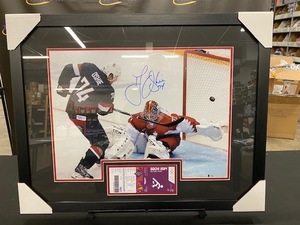 TJ Oshie USA Ticket Display