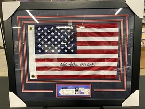 Neal Broten USA Flag Display