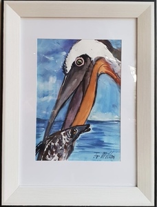 Painting by Father Milton Chryssavgis “Pelican”