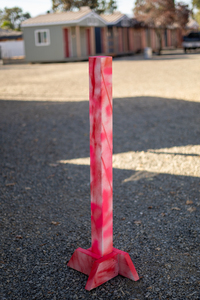 Pink 2 - 48 Inch Peace Pole