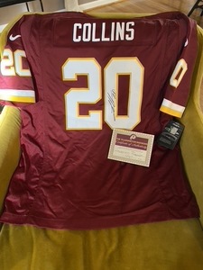 Landon Collins signed Redskins jersey