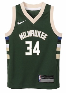 Giannis Antetokounmpo Kids Jersey with Pop Figure