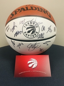 2019/2020 Toronto Raptors Team Signed Ball