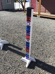 Hope Peace - 48 Inch Peace Pole