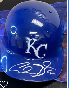 Signed Alex Gordon KC Royals Batting Helmet