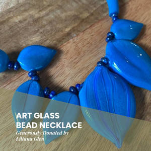 Art Glass Bead Necklace