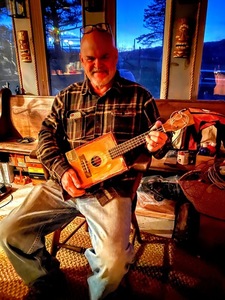 A genuine, hand-made, cigar-box Ukulele