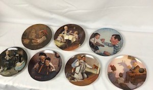 59. Norman Rockwell Collector Plates (6)