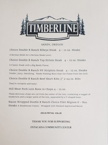 TIMBERLINE MEAT