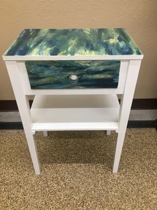 Hand Painted Side Table