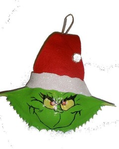 Hand-Made Grinch Ornament