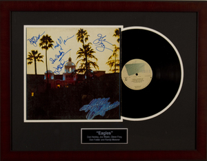 The Eagles Signed Album Hotel California