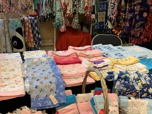 Baby fleece blanket, receiving blanket and 2 burp