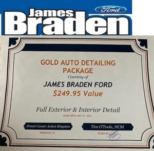 Gold Auto Detailing Package -James Braden Ford