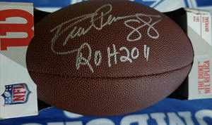 Drew Pearson Autographed Football #1