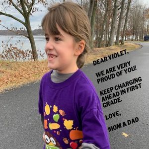 To Violet:    Mr. and Mrs. Sean Carroll