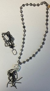 Black and White Bracelet and Necklace