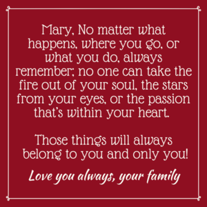 To Mary Shelton - The Shelton Family