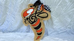 McGill-Toolen Band Bee Door Hanger