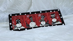 Christmas Snowman Serving Tray