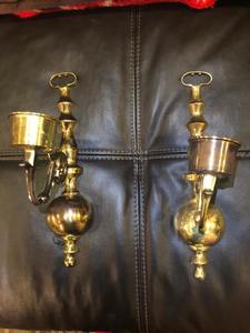 brass casting  Wall mounted candle holder